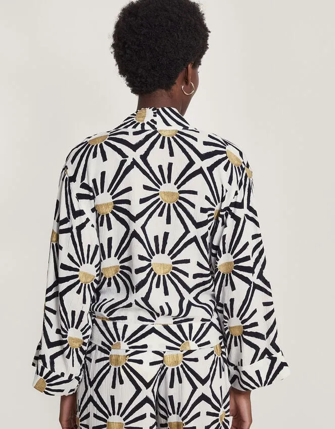 Zamora Tie Front Top White Women Monsoon Tops and Blouses