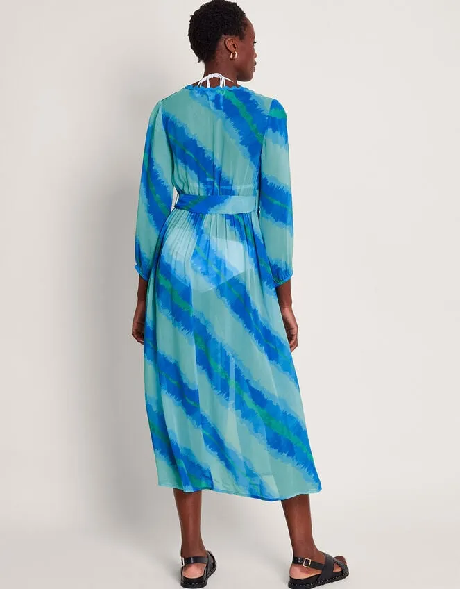 Zifia Beach Robe Blue Women Monsoon Dresses